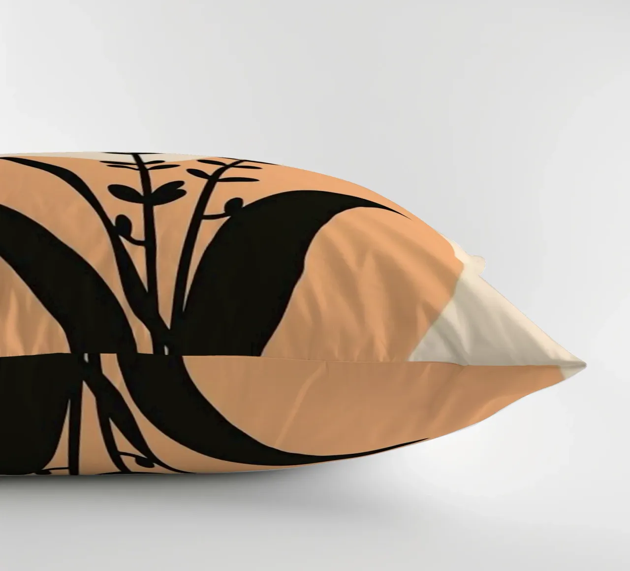 Sole botanico minimalista in oro cuscino da Artistic-shop