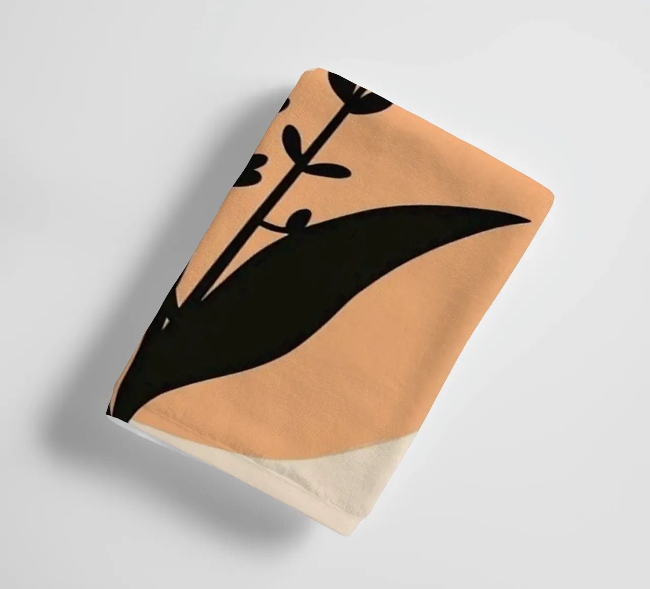 Sole botanico minimalista in oro asciugamano da bagno da Artistic-shop