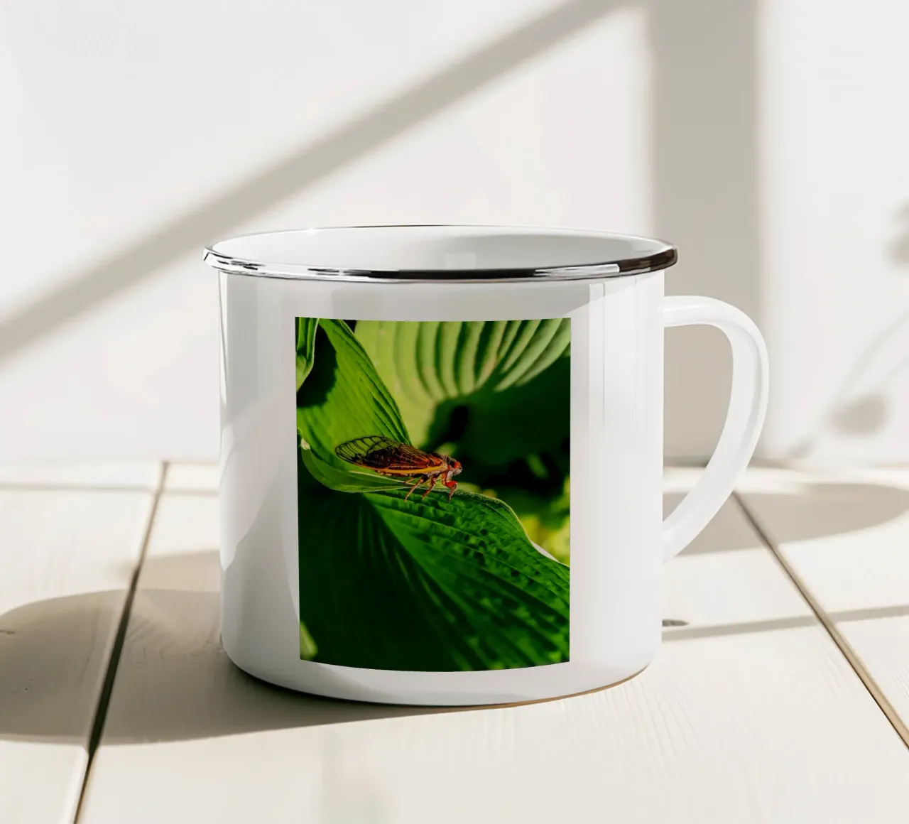 Canzone d'estate tazza in smalto da Nature's Palette