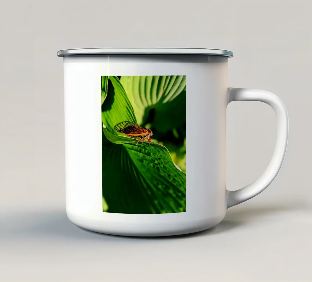 Canzone d'estate tazza in smalto da Nature's Palette