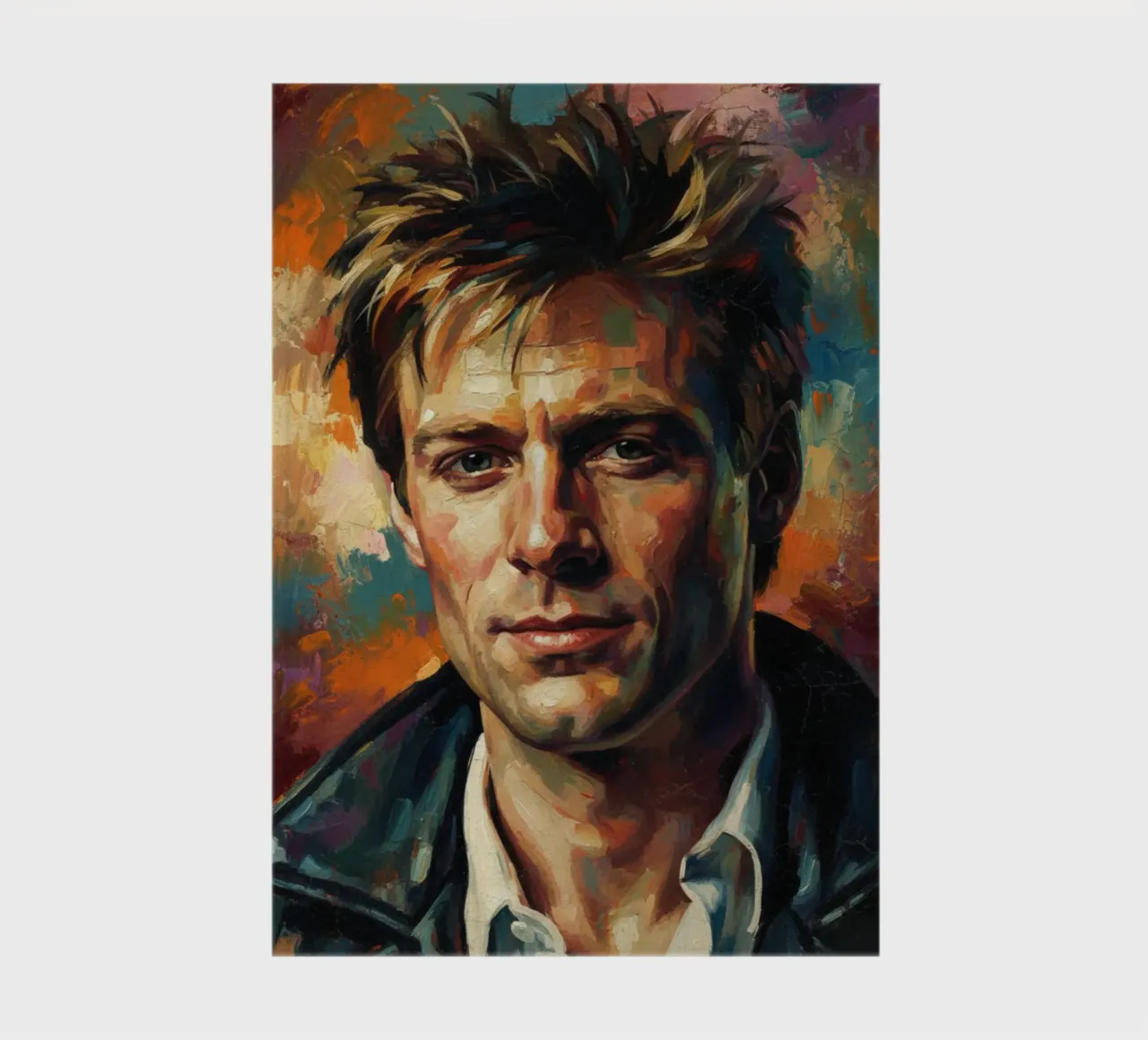 Bryan Adams abstract art notebook by Lembayung art