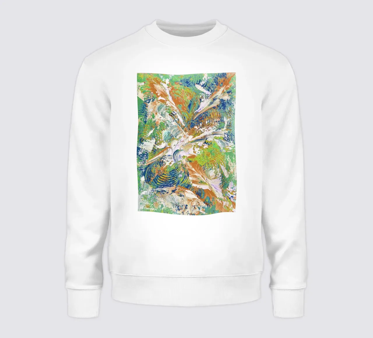 IDEAL GIFT 86 invers. felpa da Thierry Vobmann Abstract painting
