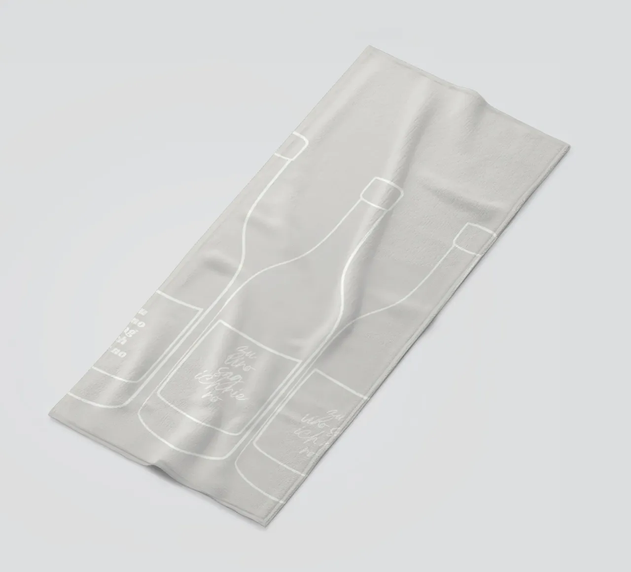 Poster sul vino e l'umore telo mare da PurePeachStudio