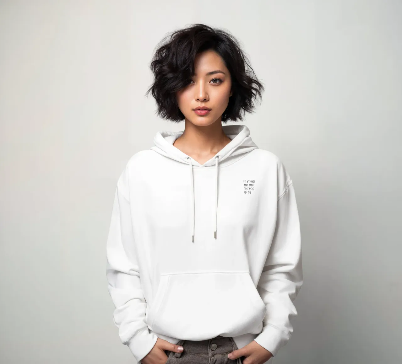 Un po' più di serietà ci farebbe bene felpa con cappuccio da PurePeachStudio