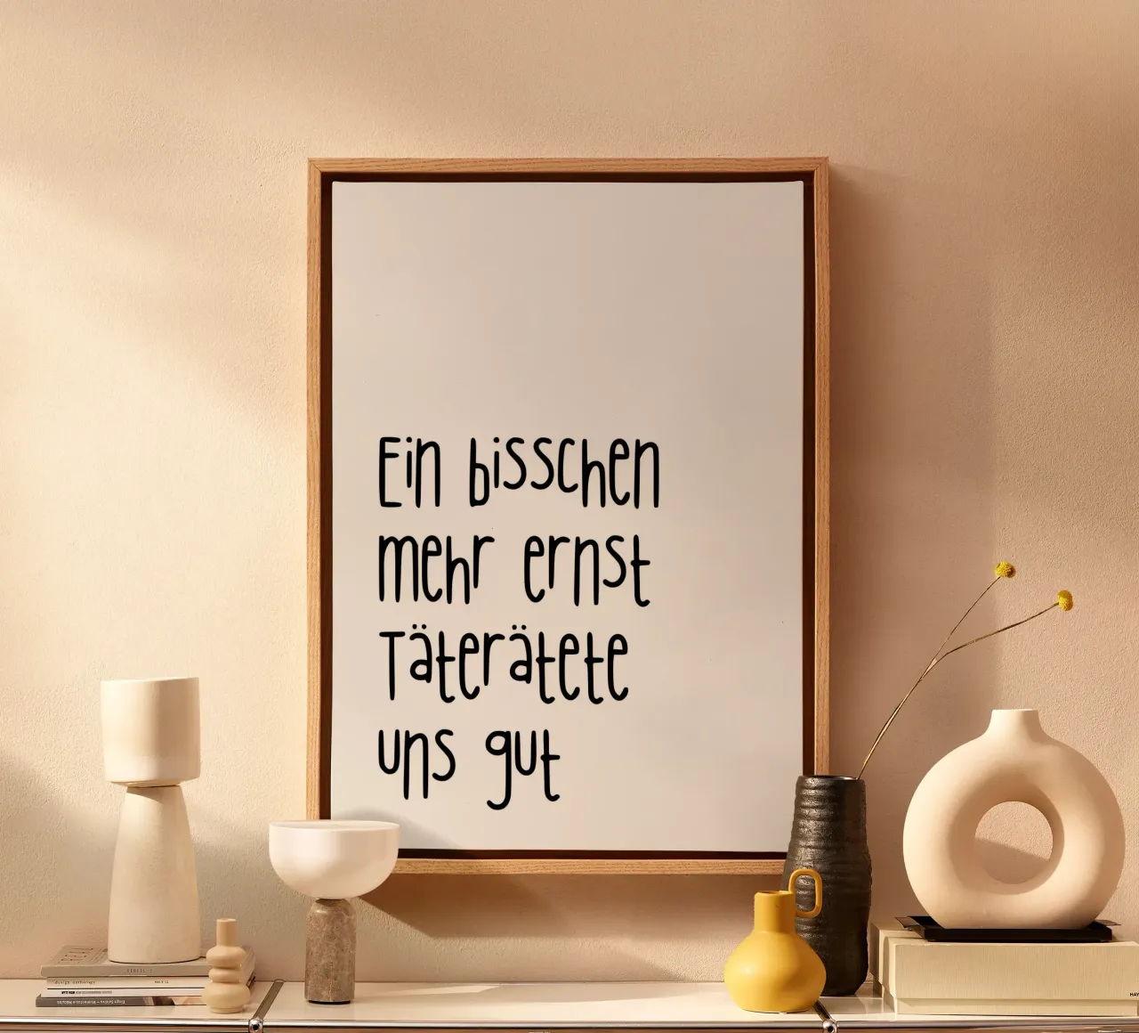 A little more seriousness would do us good canvas by PurePeachStudio