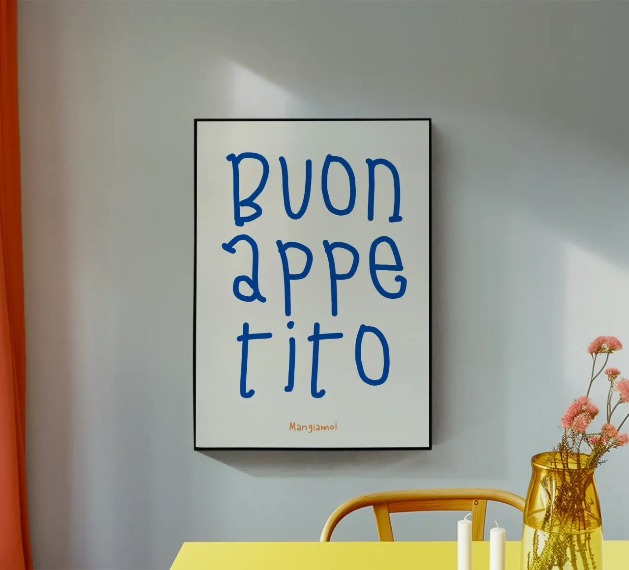 Buon Appetito plexiglass da PurePeachStudio