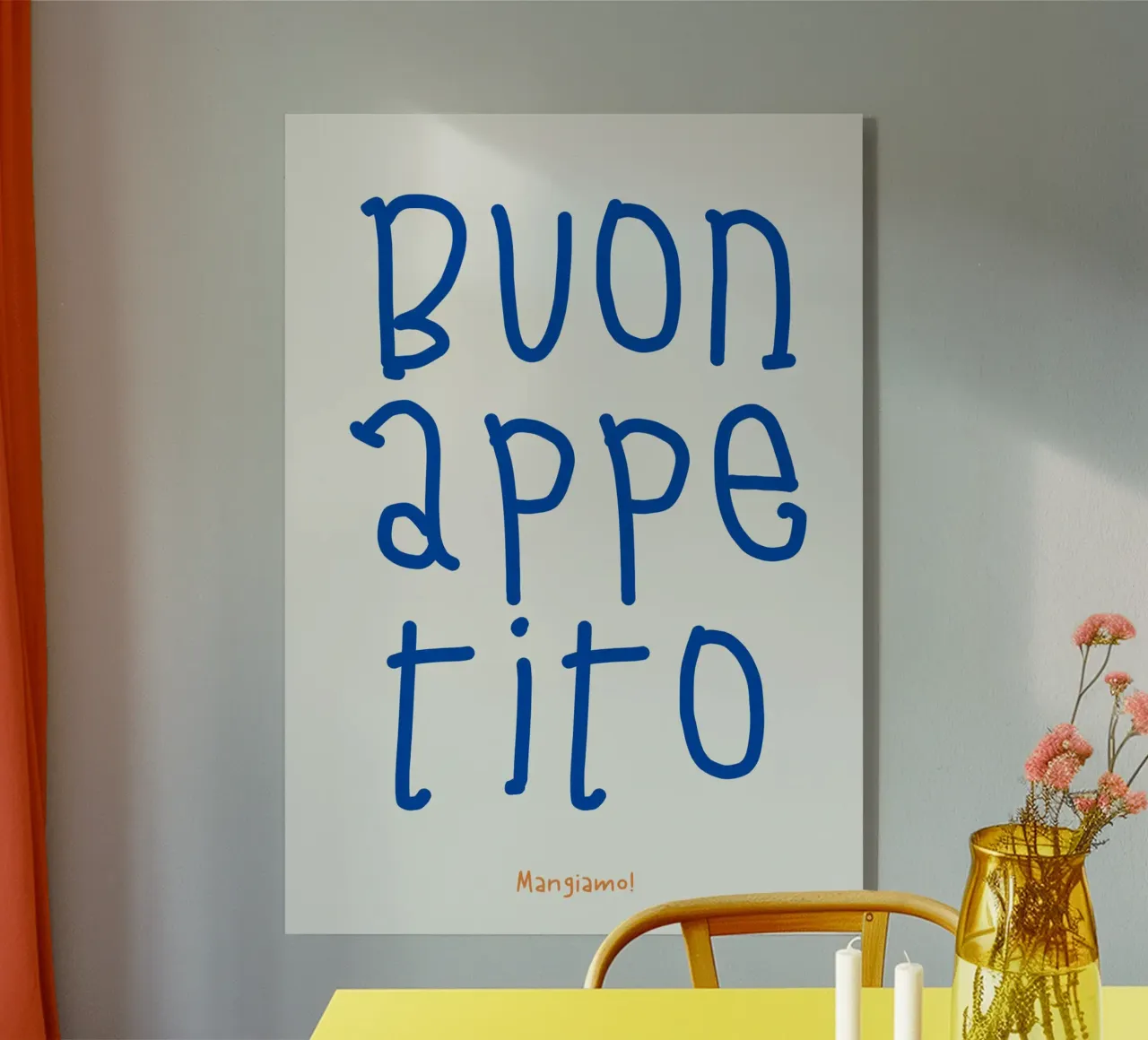 Buon Appetito plexiglass da PurePeachStudio
