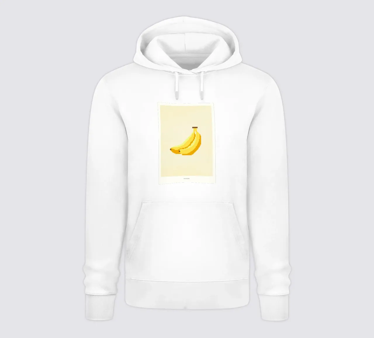 Pixel Banana felpa con cappuccio da PurePeachStudio