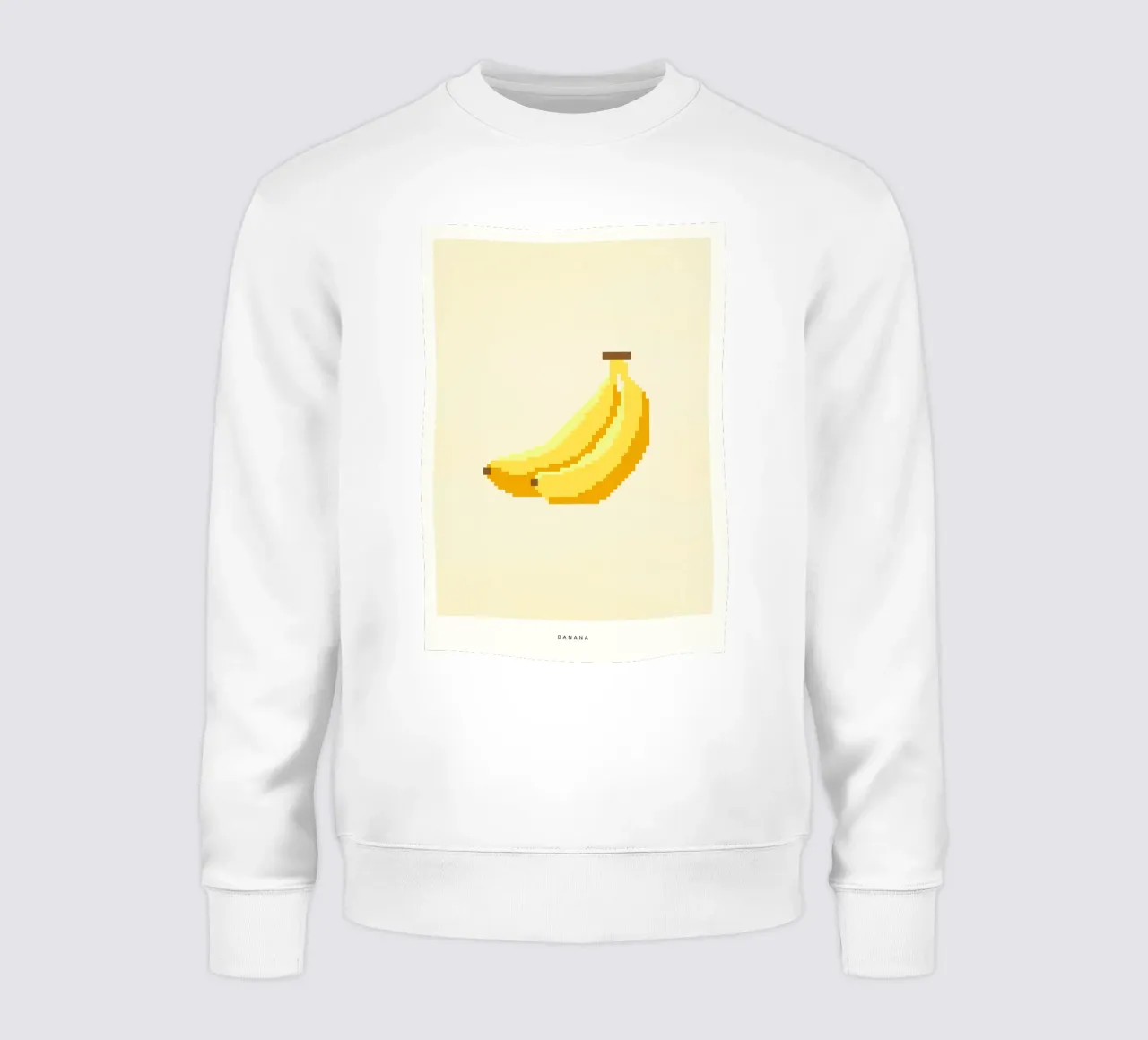 Pixel Banana felpa da PurePeachStudio