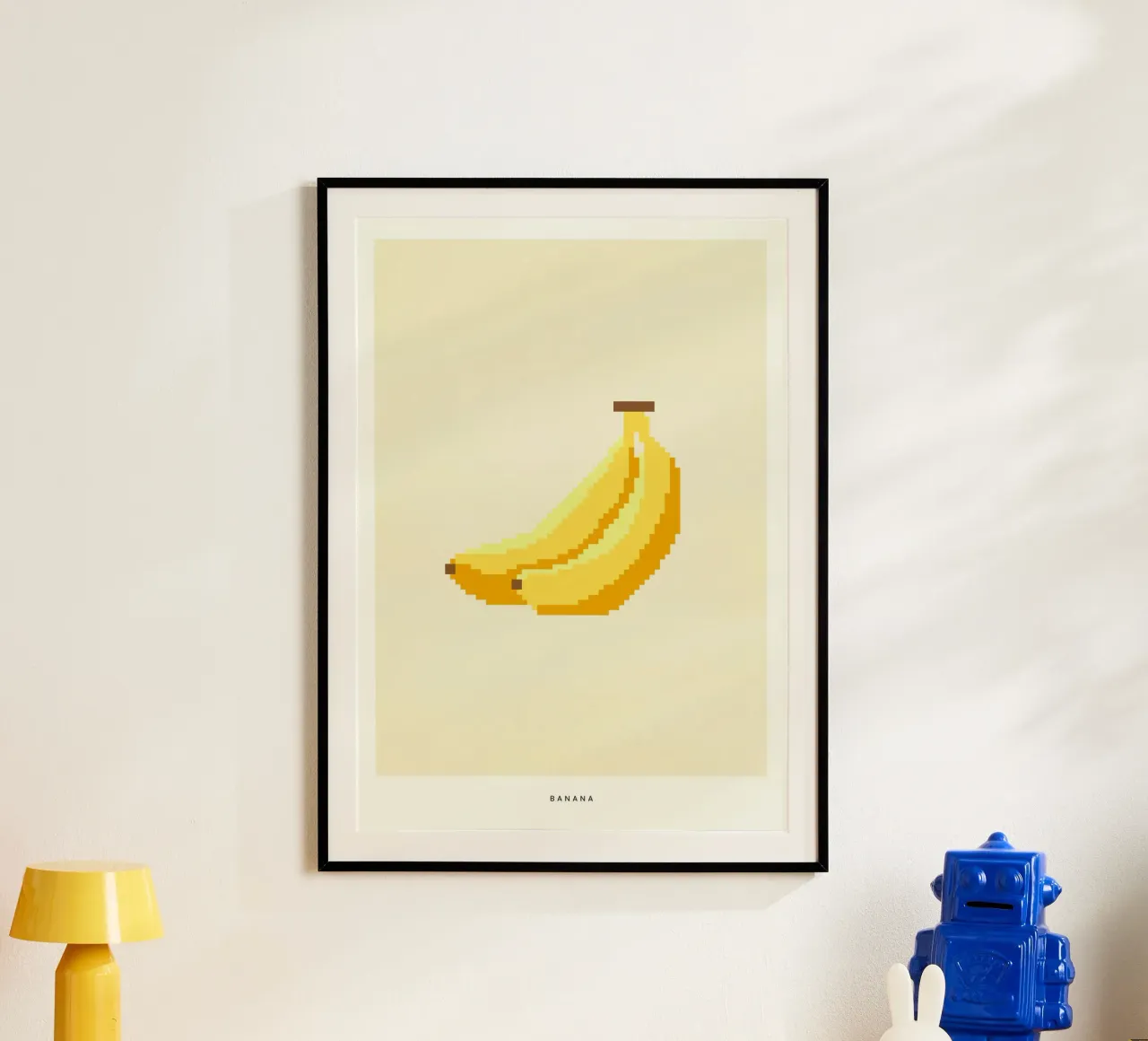 Pixel Banana carta hahnemühle da PurePeachStudio