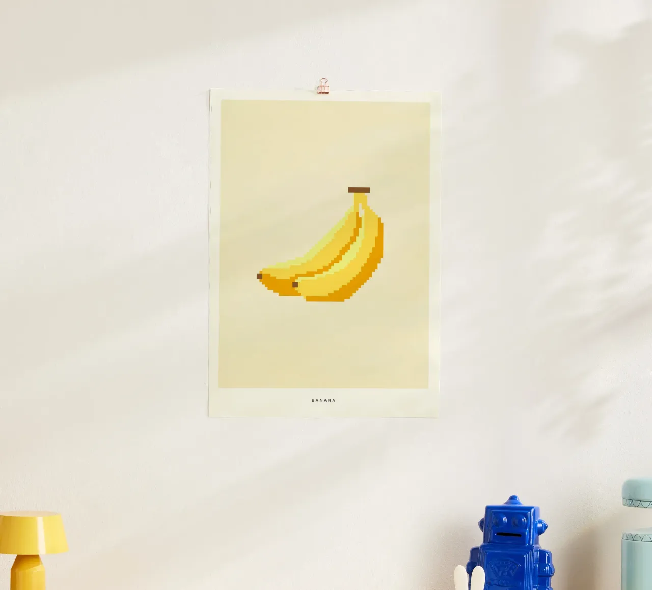 Pixel Banana carta hahnemühle da PurePeachStudio
