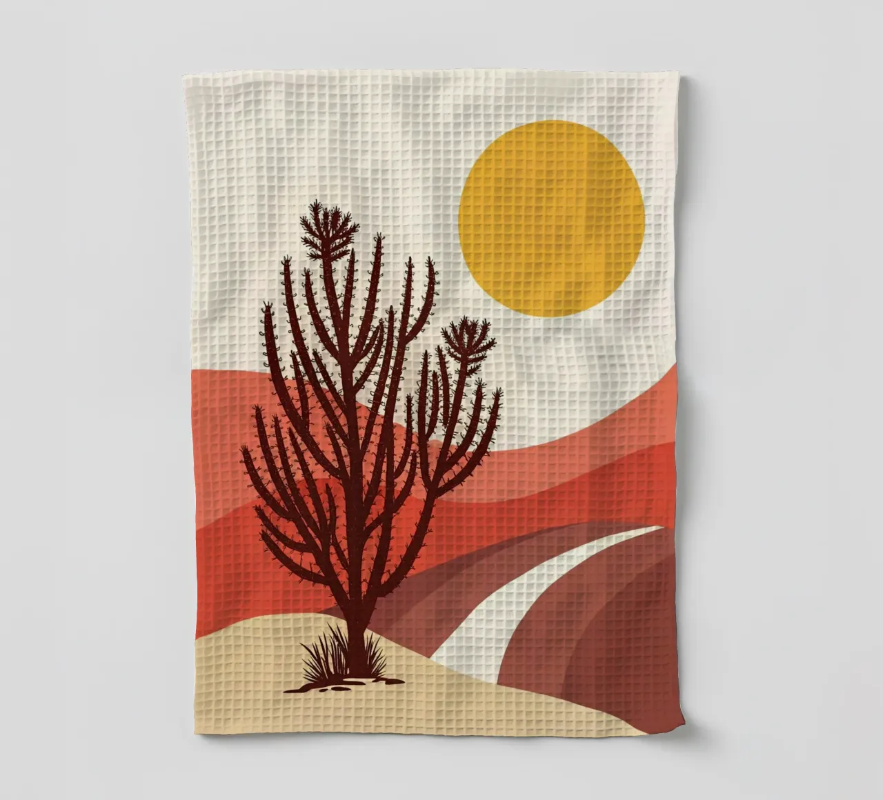 Sérénité ensoleillée dans le désert torchon de Artistic-shop