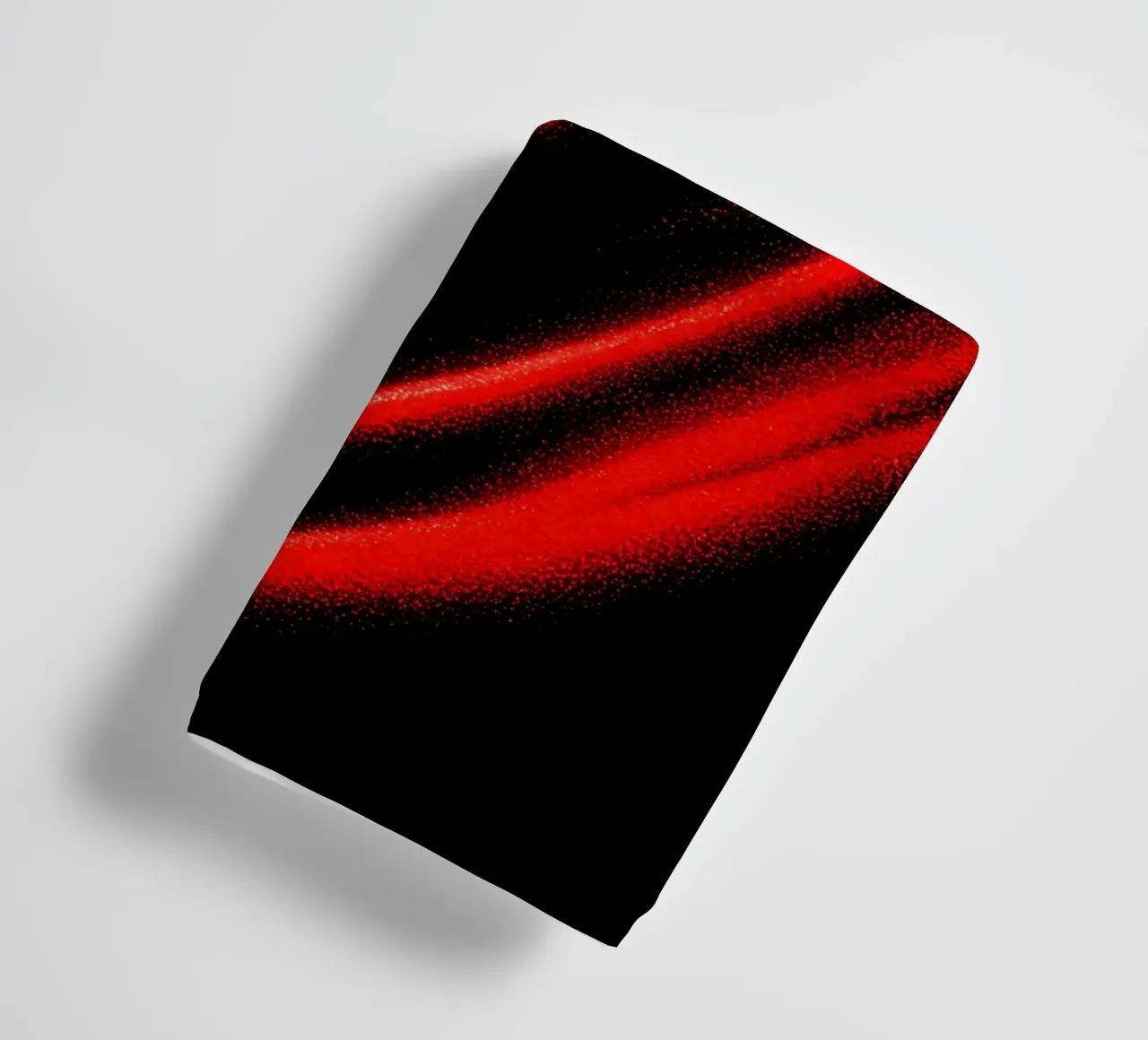 Erotic abstraction | Sensual silhouette in red towel by Autofocus
