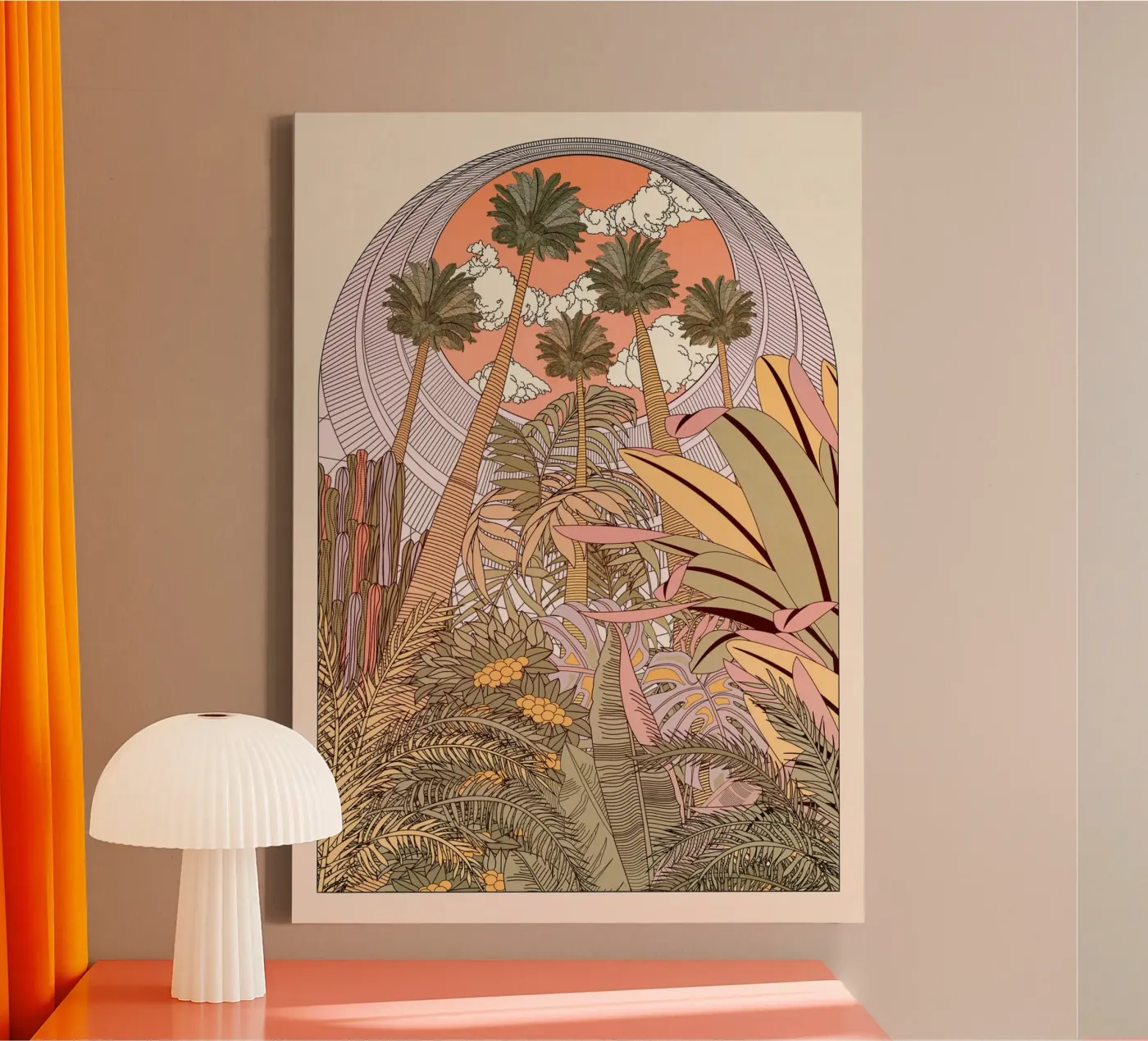 Looking Up tela da OMG Kitty