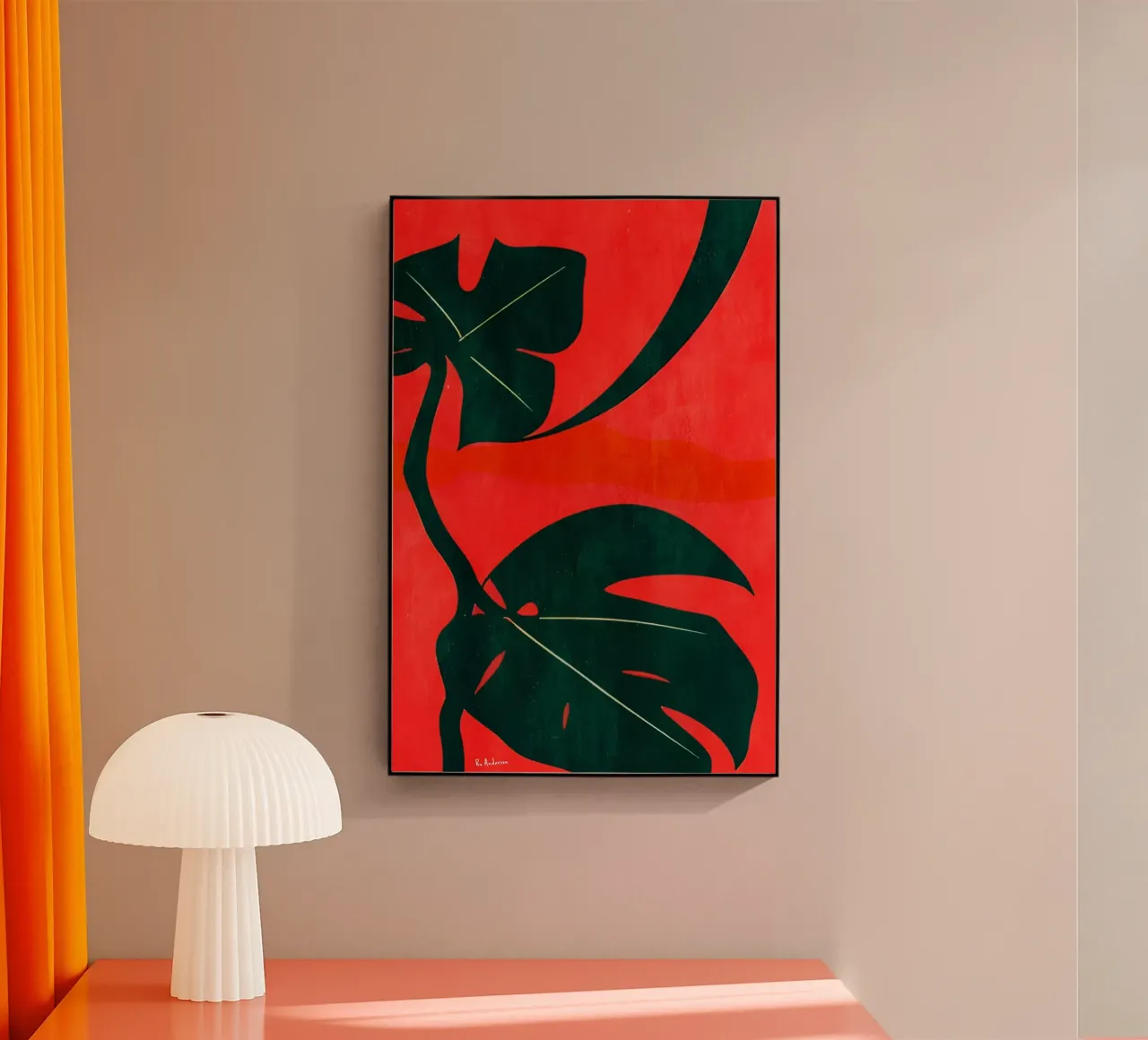 Tropical Nights plexiglas de Bo Anderson