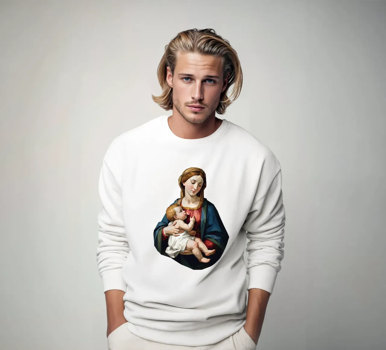 The Madonna del Latte felpa da Low Profile