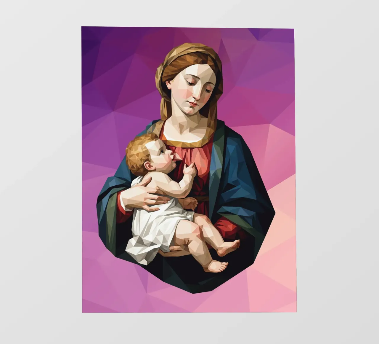 The Madonna del Latte pellicola backlit da Low Profile