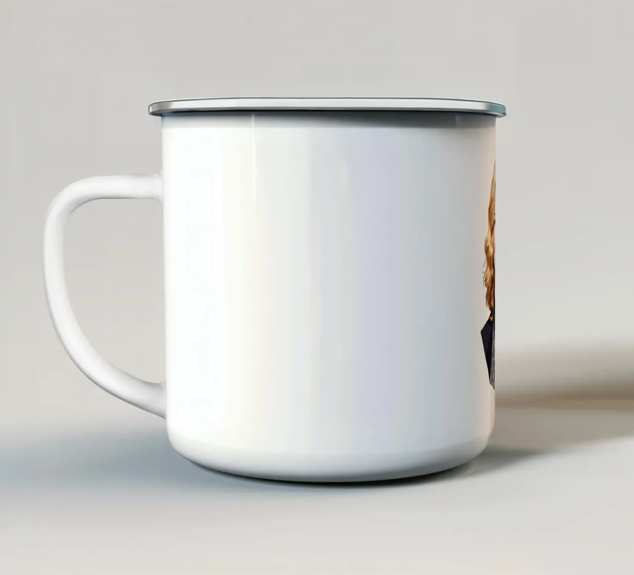 Nicole Kidman Lowpoly tazza in smalto da Low Profile