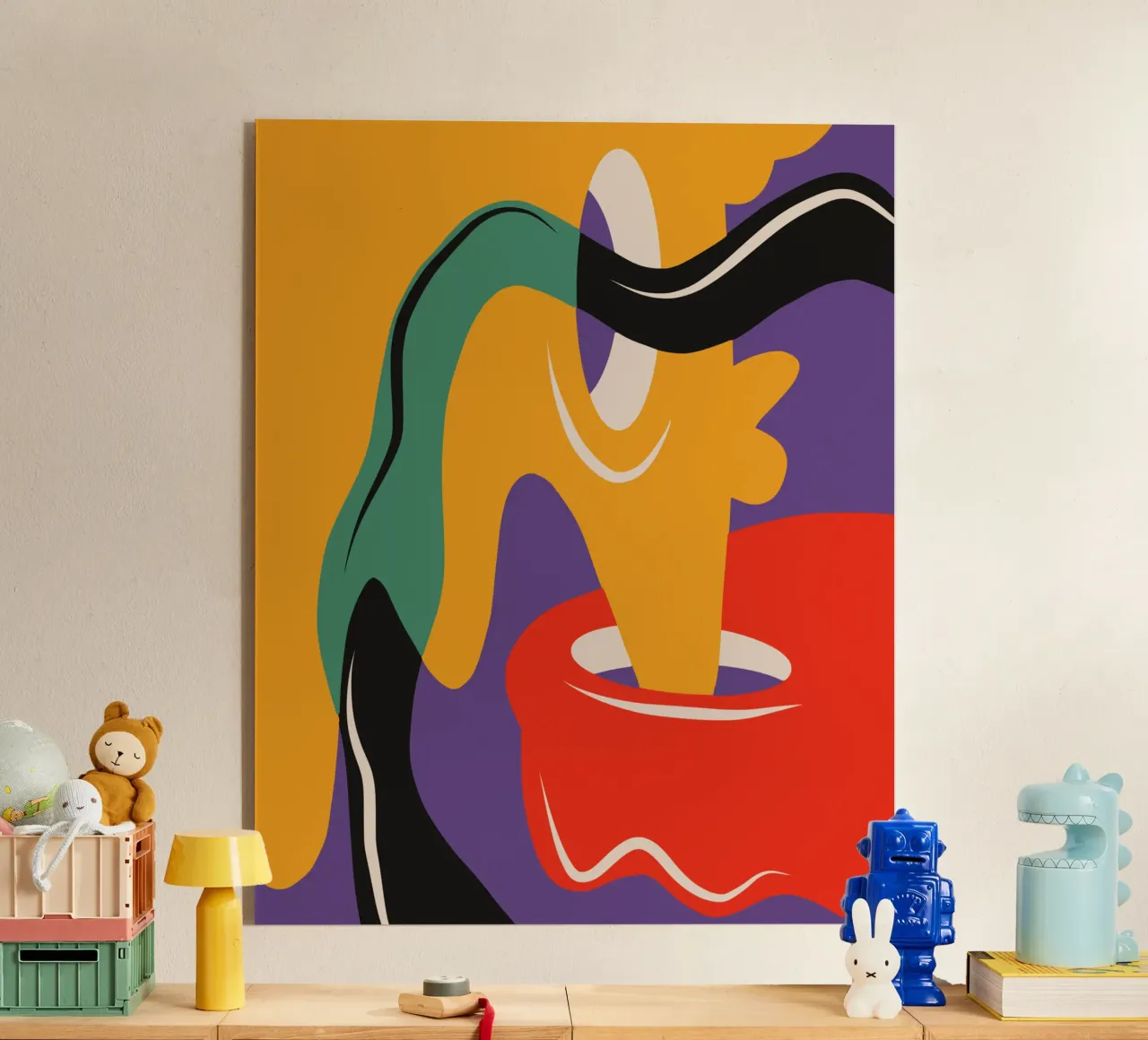 Paint mixture plexiglass da Little Dean