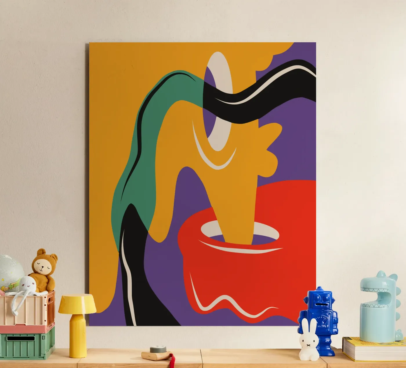 Paint mixture forex plate by Little Dean