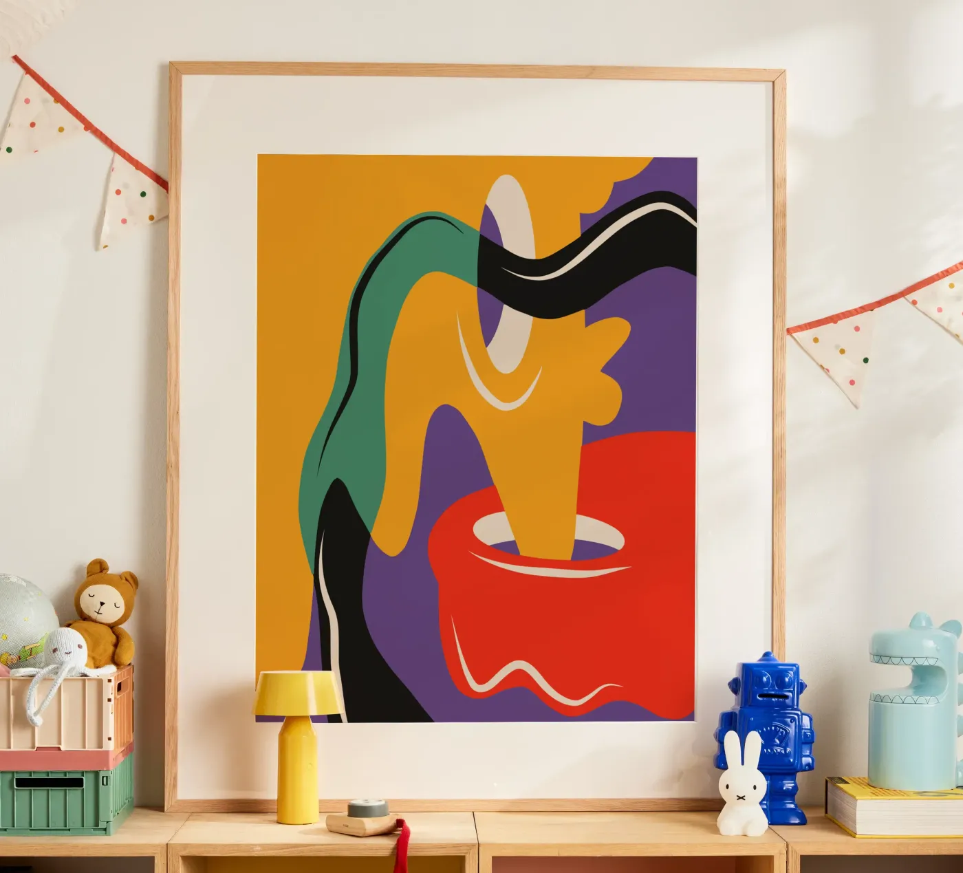 Paint mixture poster by Little Dean