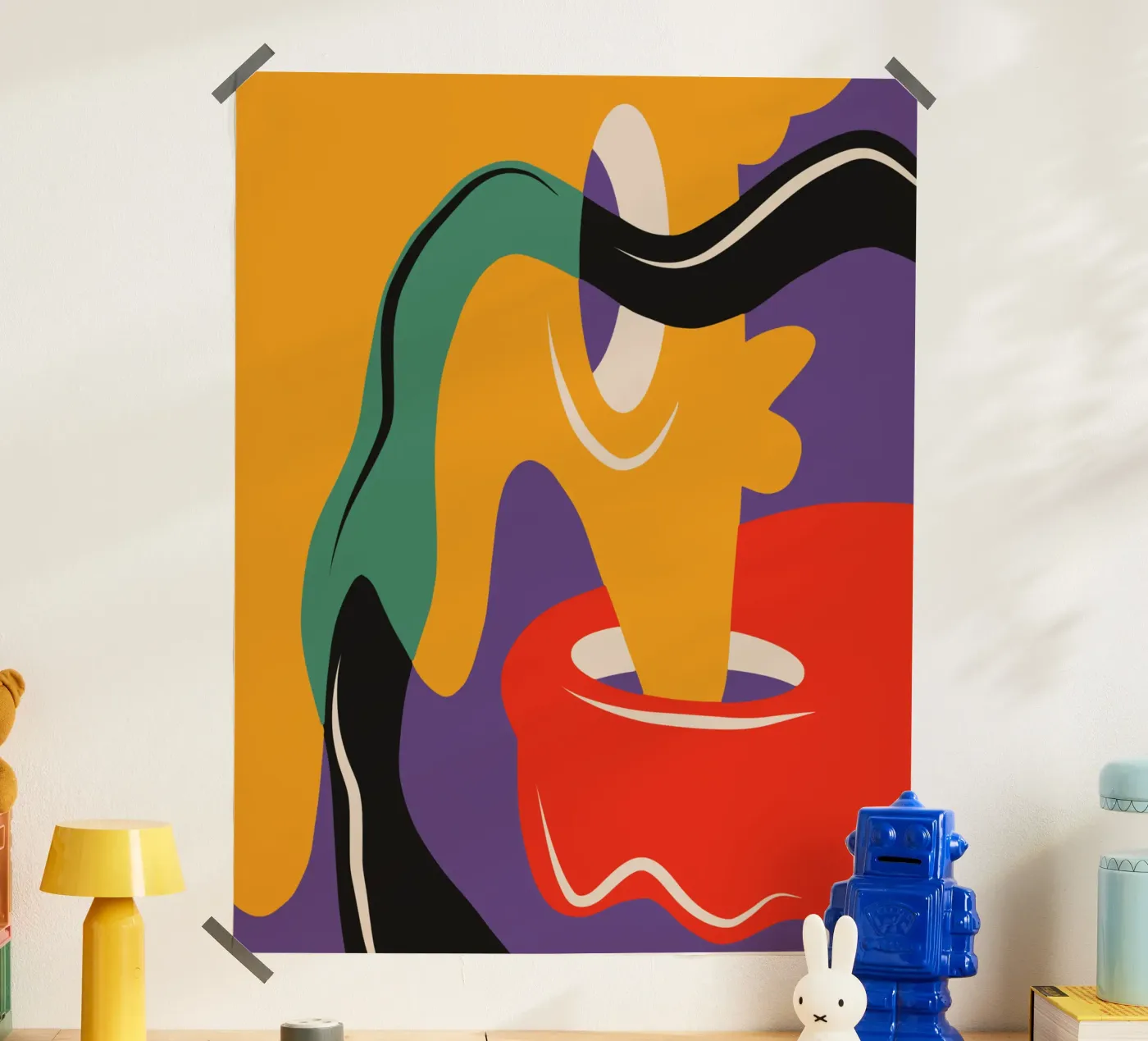 Paint mixture poster by Little Dean