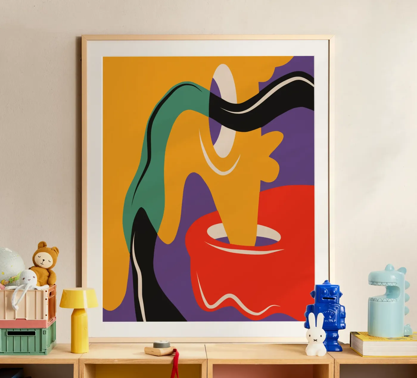 Paint mixture poster by Little Dean