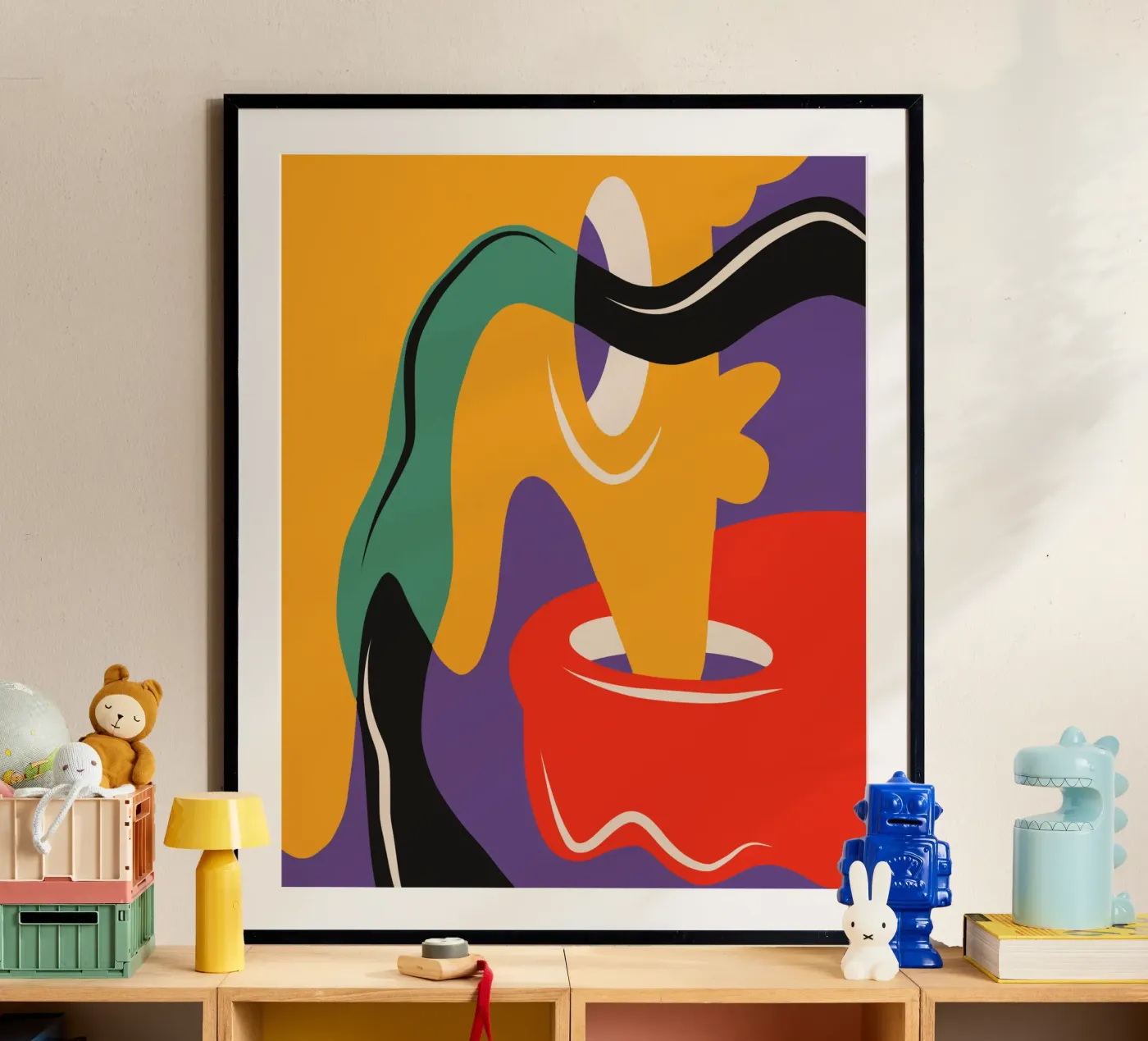 Paint mixture poster by Little Dean