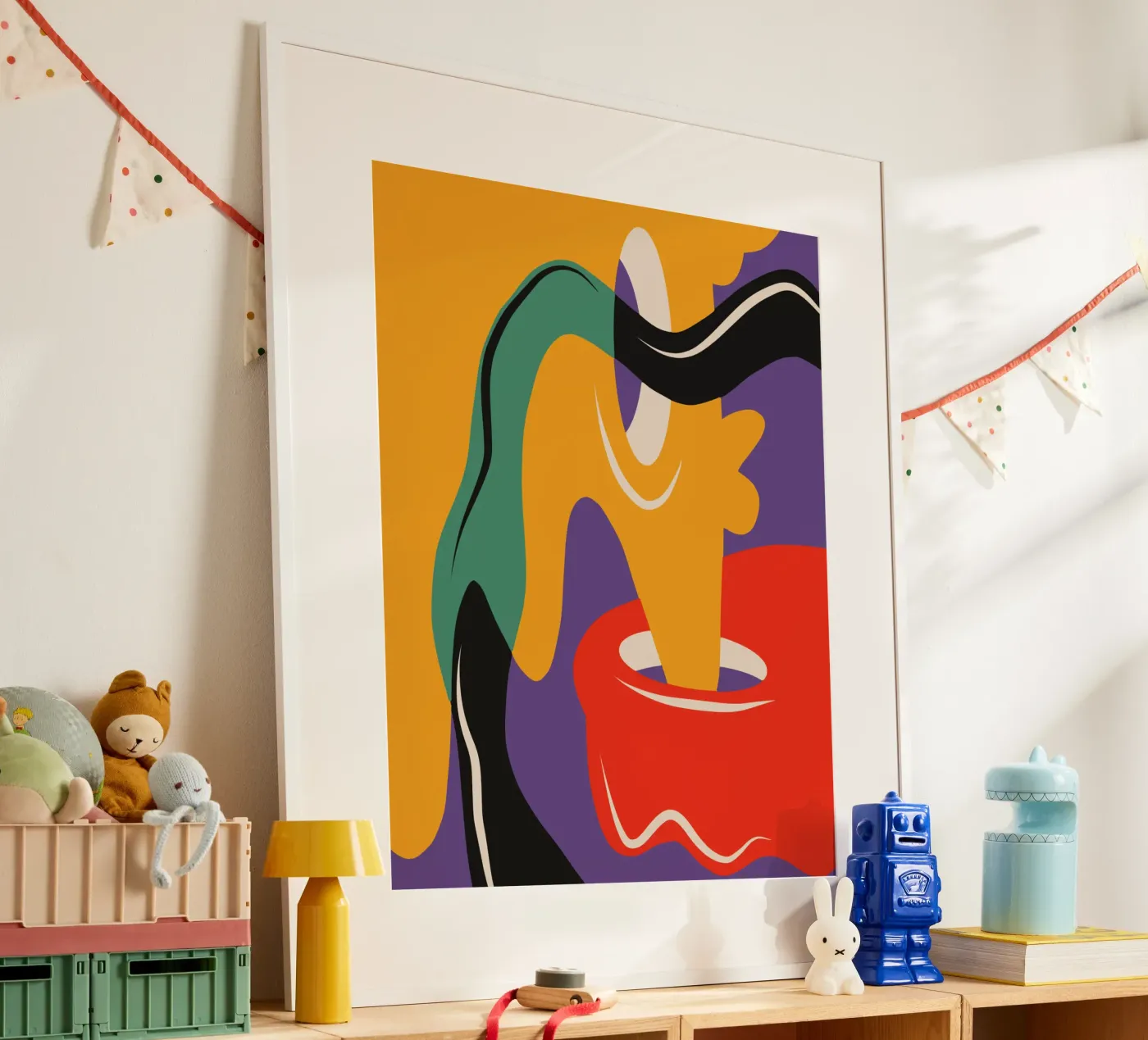 Paint mixture poster by Little Dean