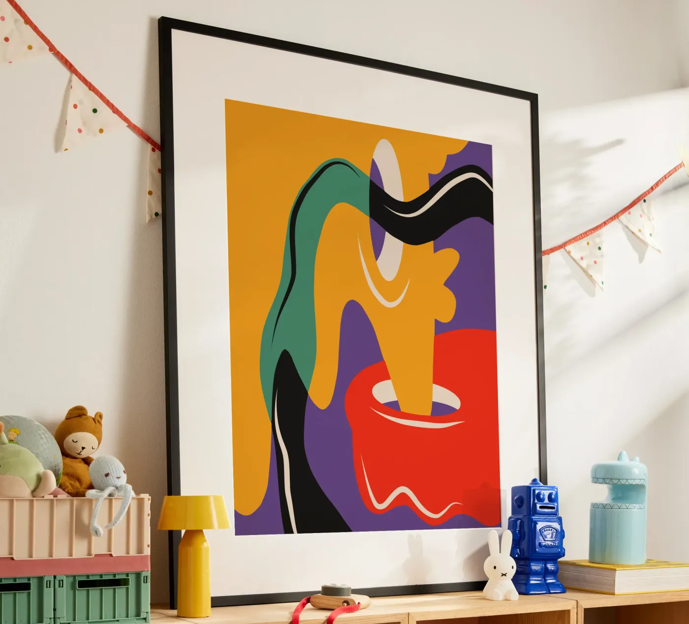 Paint mixture poster by Little Dean