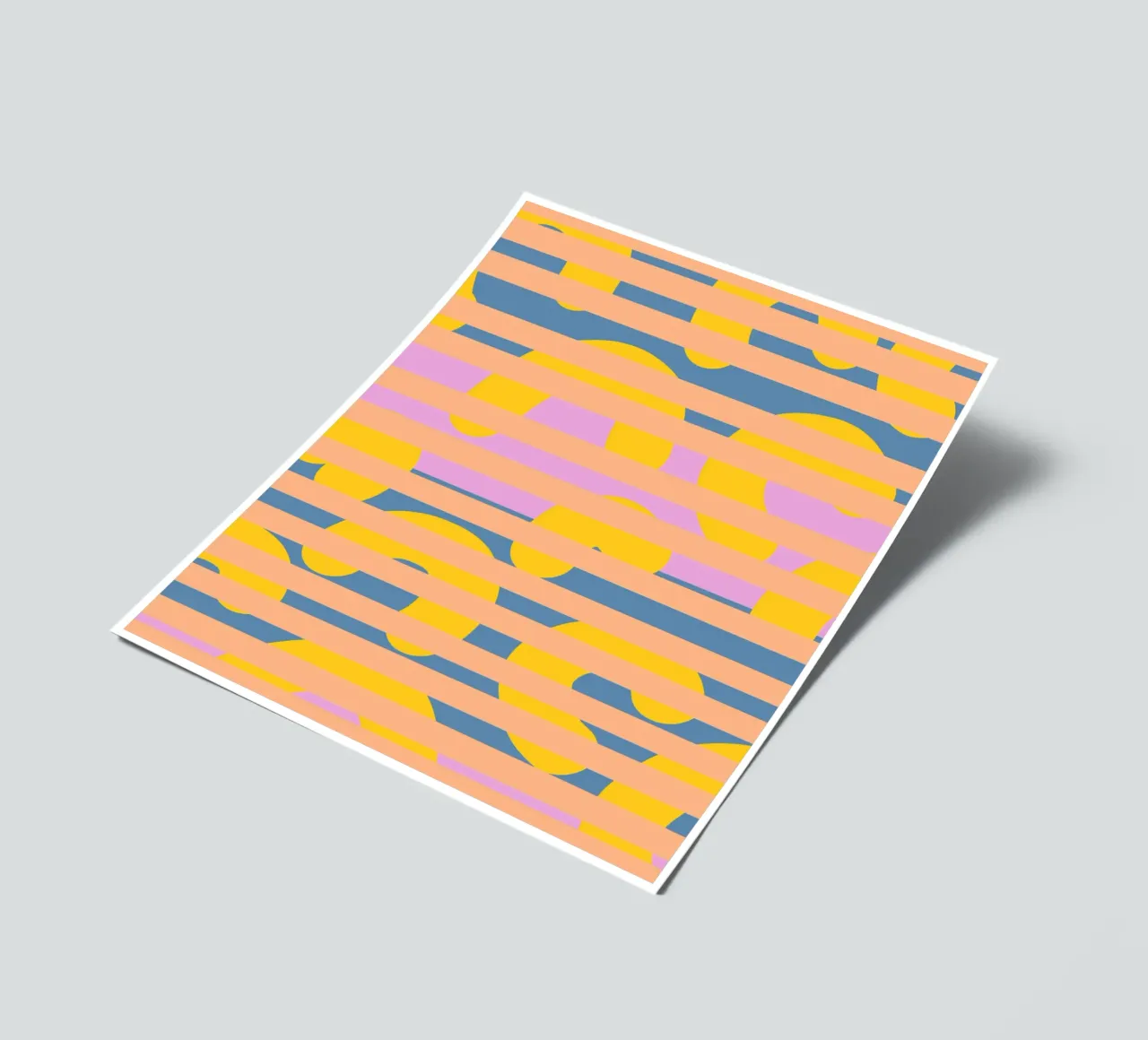 Banane hinter Gittern Stickerbogen von Little Dean