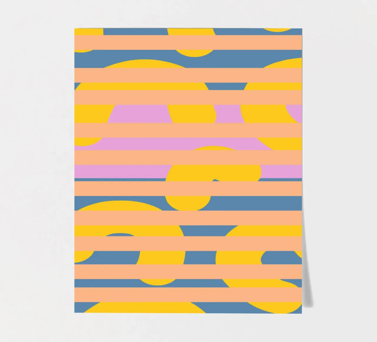 Banane hinter Gittern Stickerbogen von Little Dean