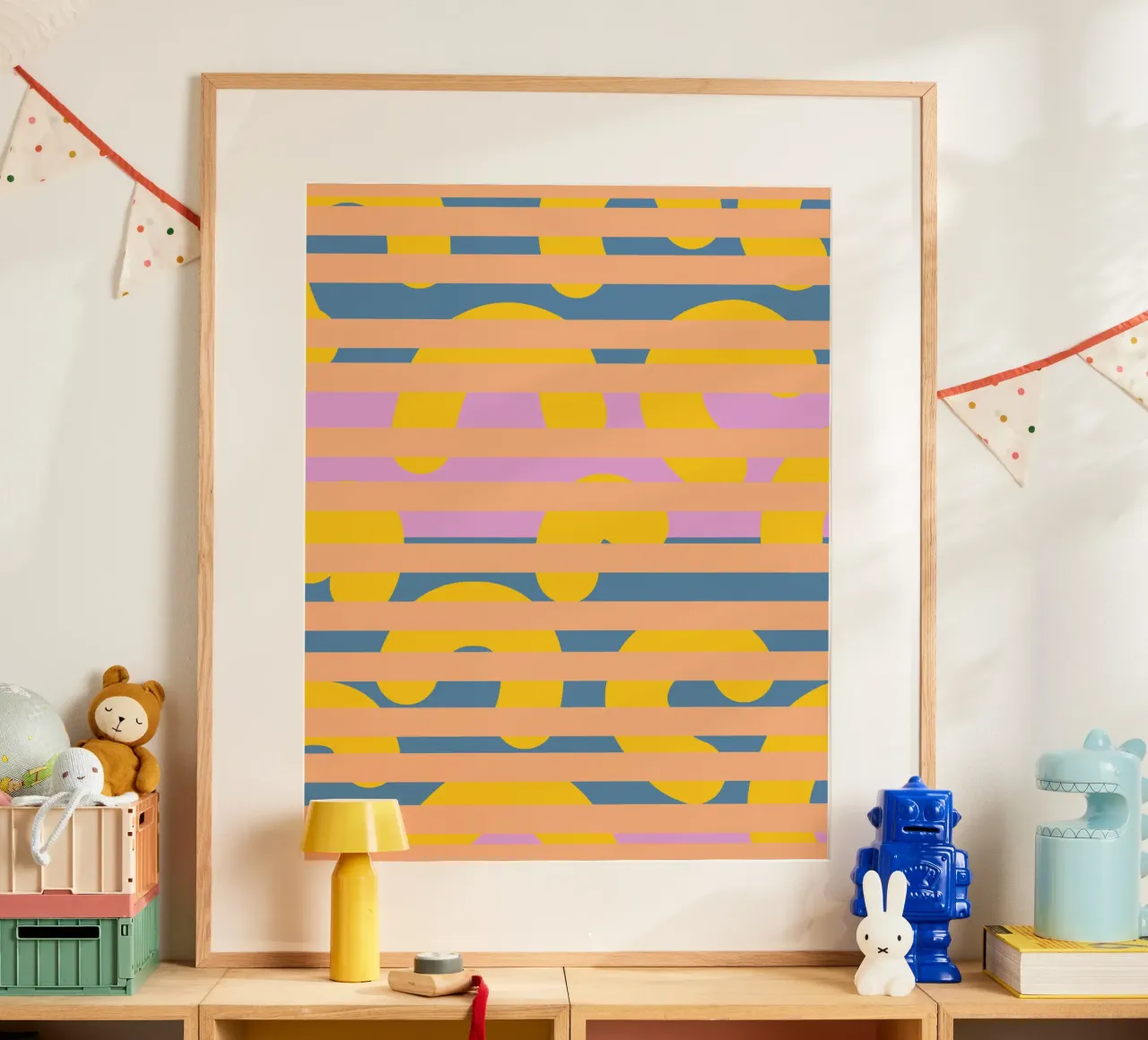 Banane hinter Gittern Poster von Little Dean