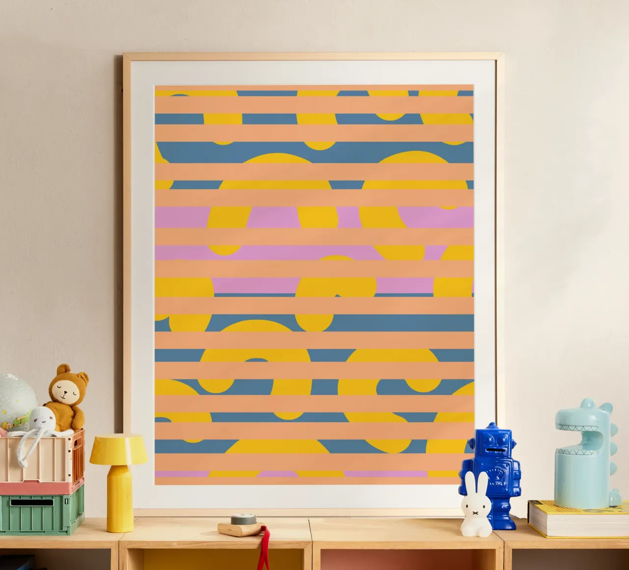 Banane hinter Gittern Poster von Little Dean