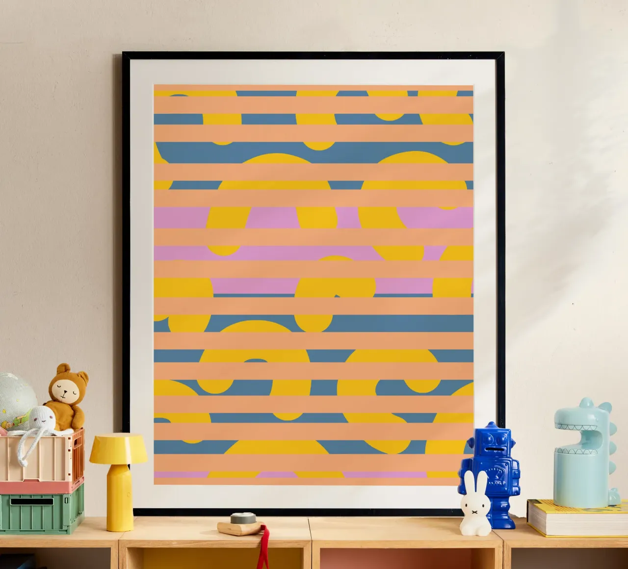 Banane hinter Gittern Poster von Little Dean