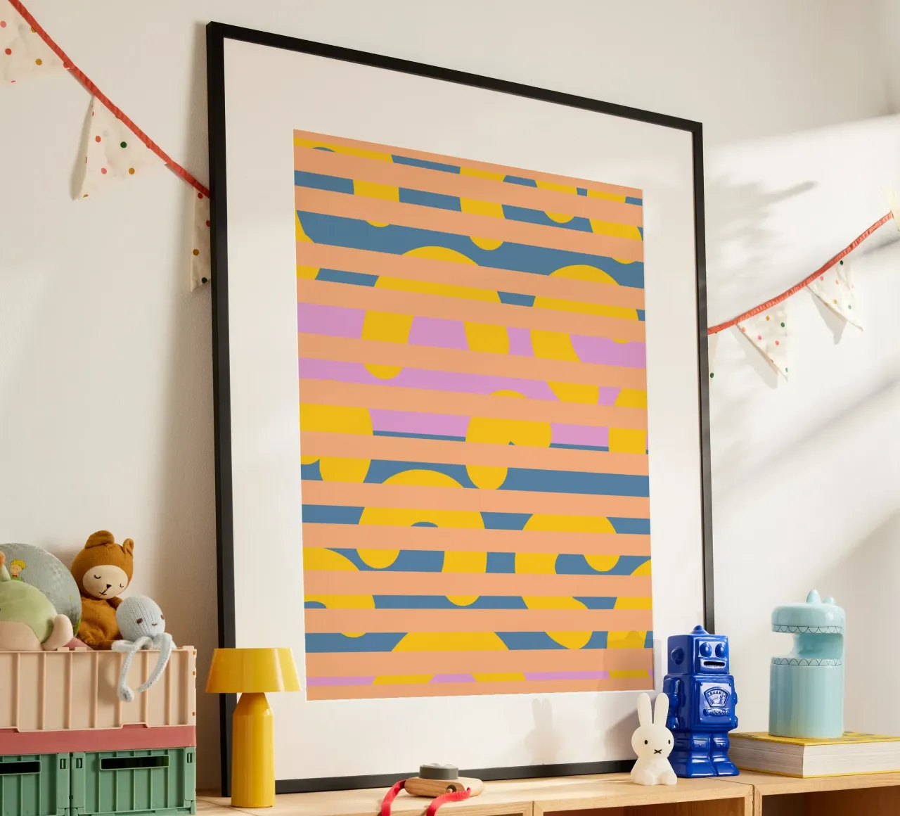 Banane hinter Gittern Poster von Little Dean