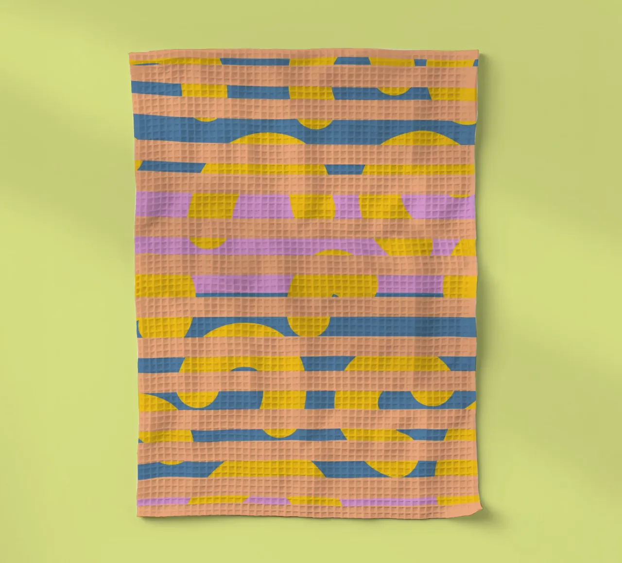 Banane hinter Gittern Geschirrtuch von Little Dean