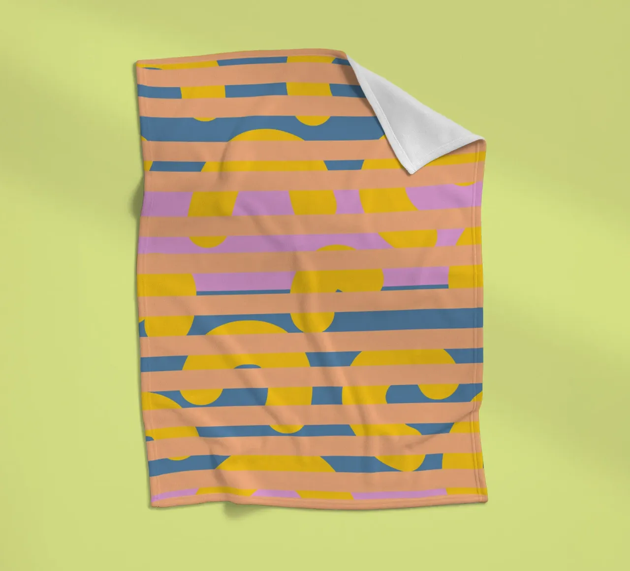 Banane hinter Gittern Fleecedecke von Little Dean