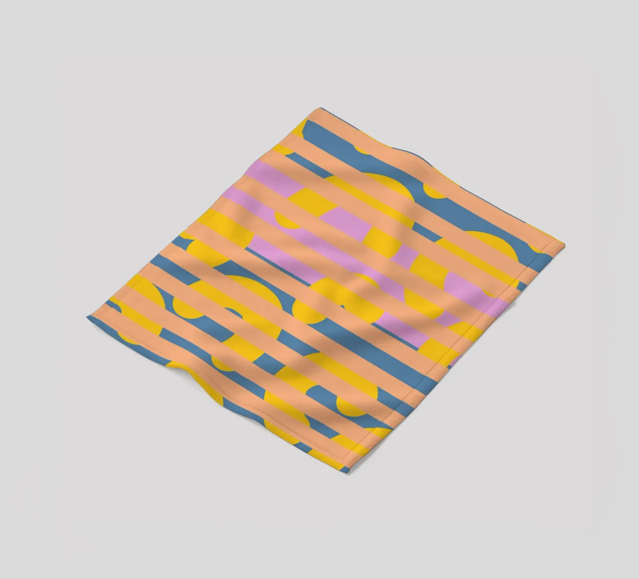 Banane hinter Gittern Fleecedecke von Little Dean