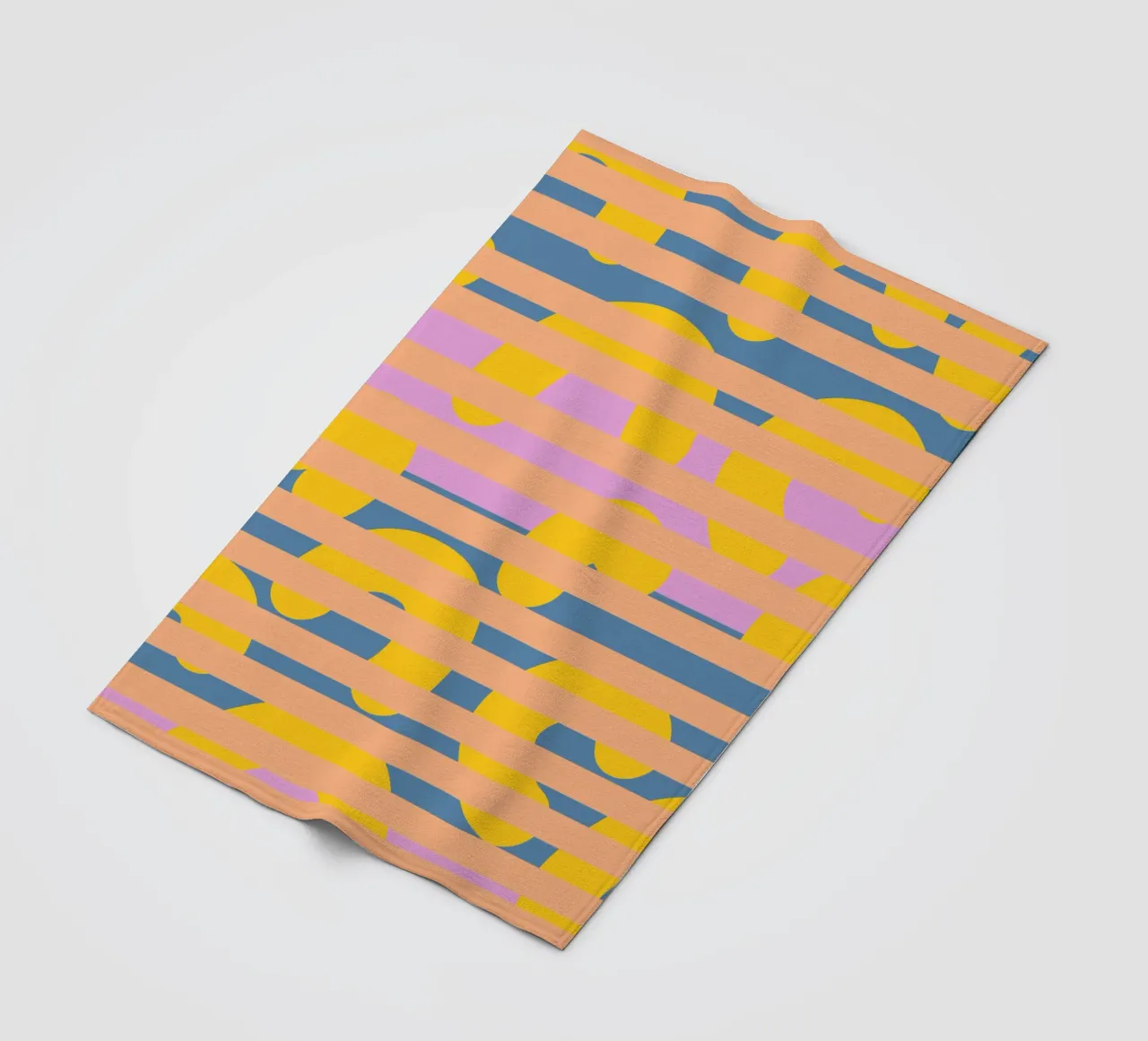 Banane hinter Gittern Fleecedecke von Little Dean