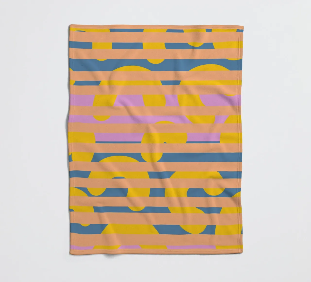 Banane hinter Gittern Fleecedecke von Little Dean