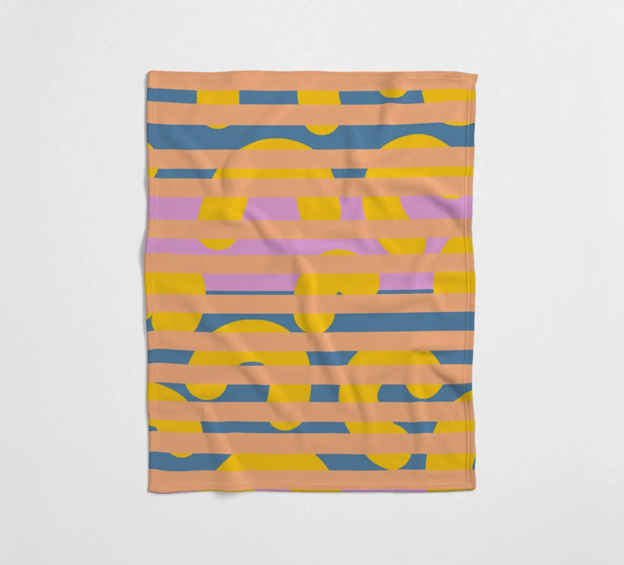 Banane hinter Gittern Fleecedecke von Little Dean