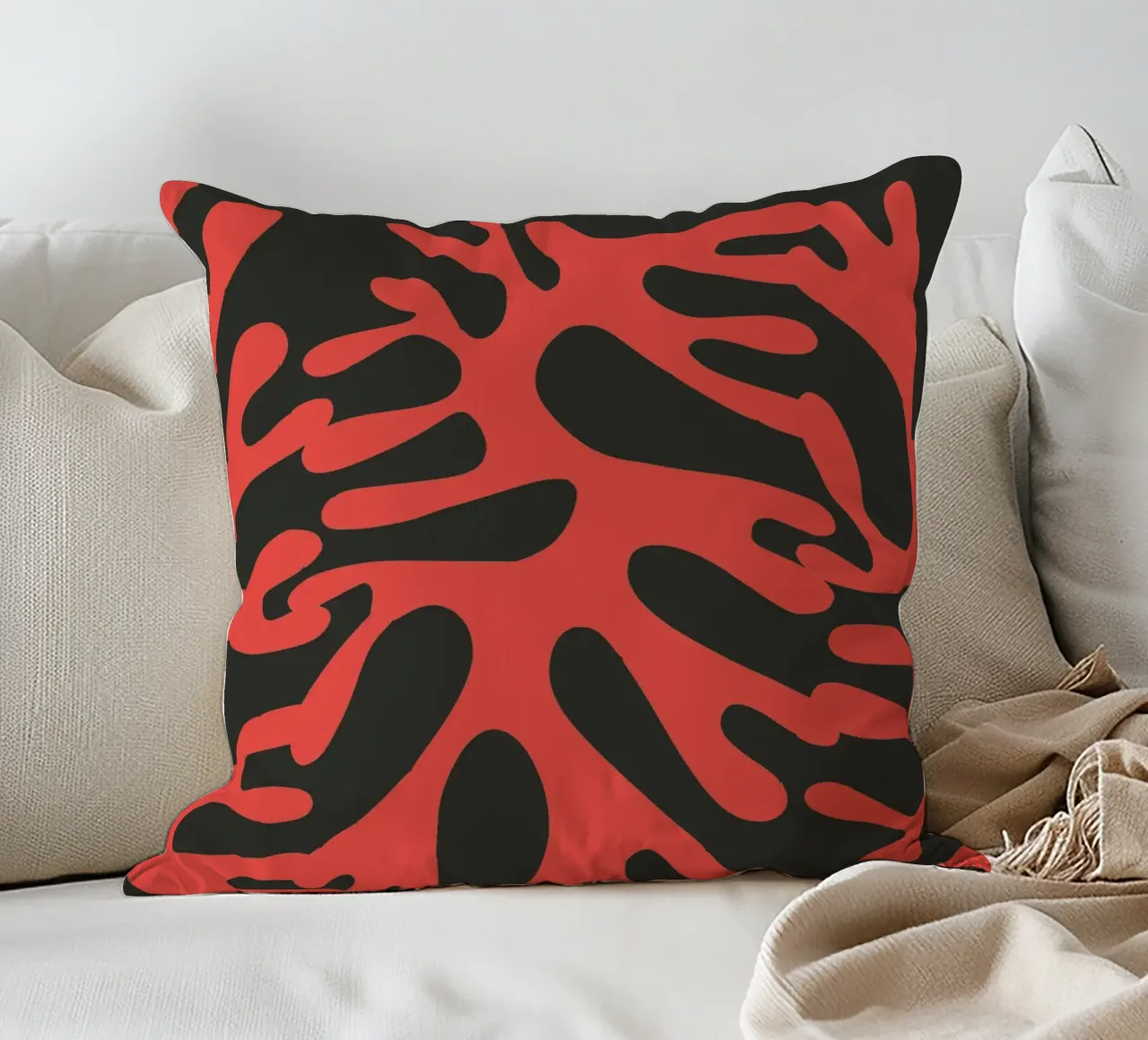 Alghe rosse cuscino da Little Dean