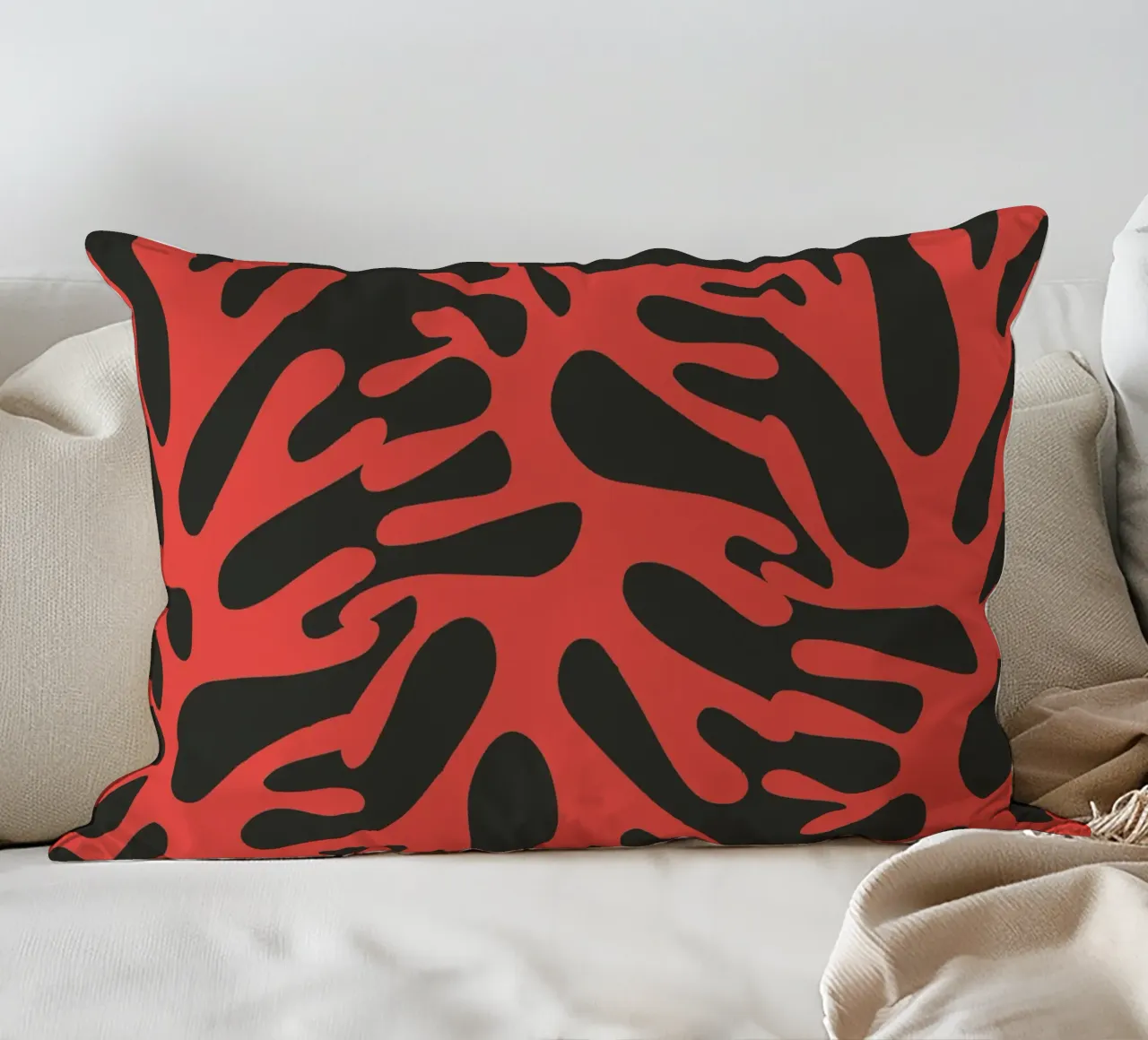 Alghe rosse cuscino da Little Dean