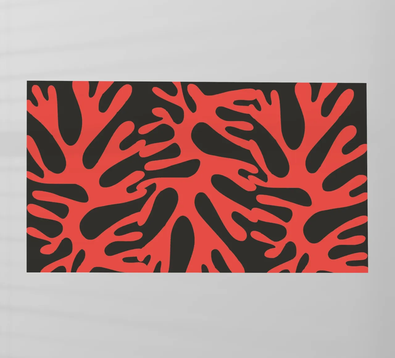 Alghe rosse pellicola backlit da Little Dean