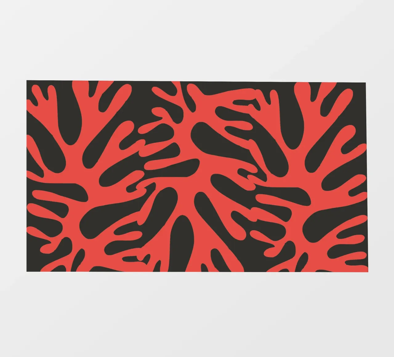 Alghe rosse pellicola backlit da Little Dean