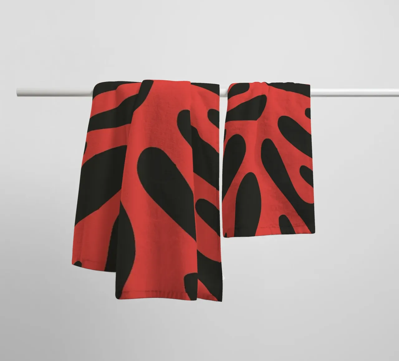 Alghe rosse asciugamano da bagno da Little Dean