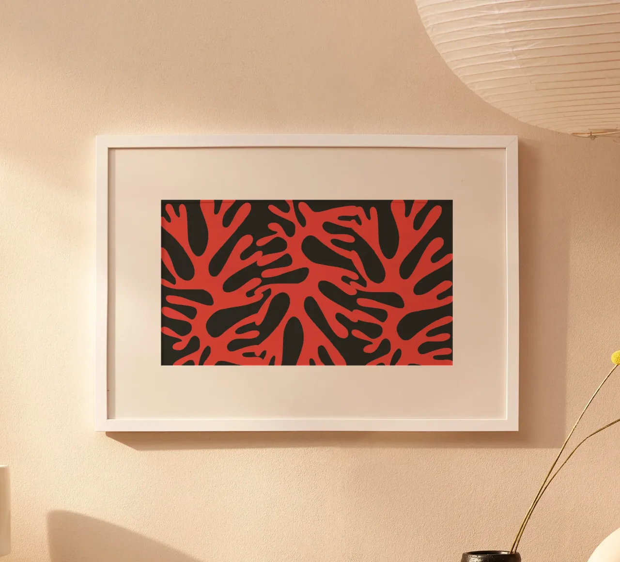 Alghe rosse carta hahnemühle da Little Dean