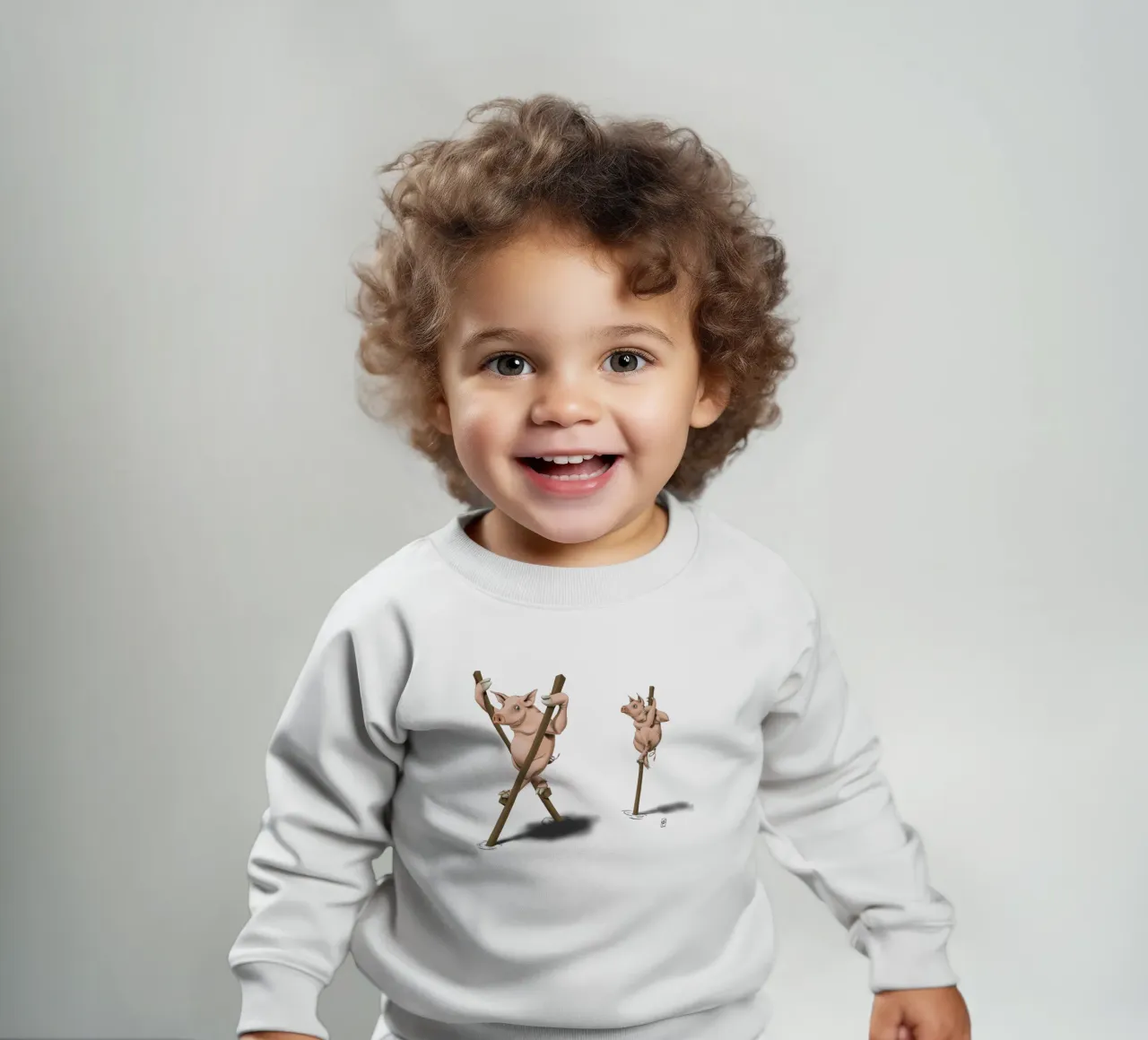 Stick in the mud (Coloured) felpa neonato da Rob Art | Illustration