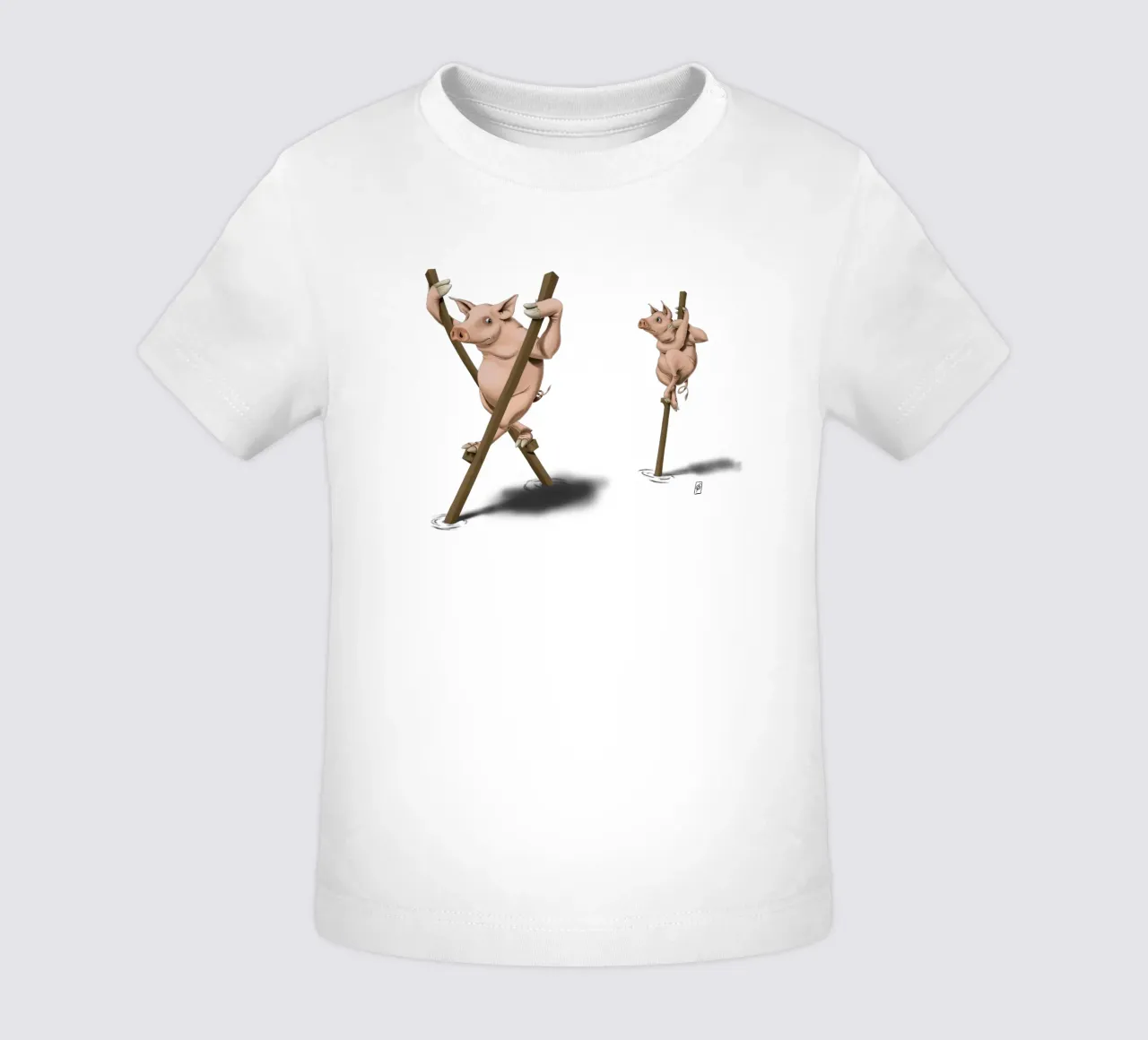 Stick in the mud (Coloured) maglietta neonato da Rob Art | Illustration